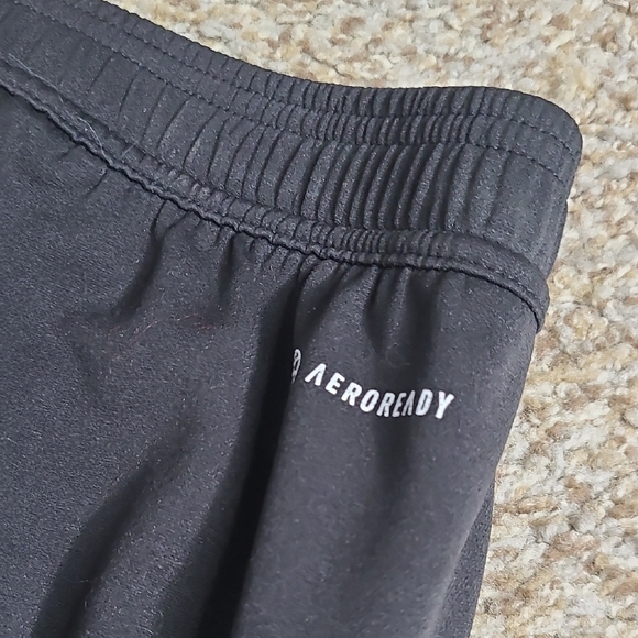 Adidas Black Sweatpants with Tapered Leg and Elastic Waistband - Picture 12 of 12